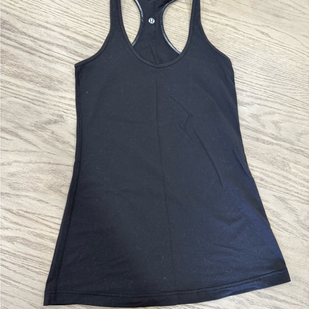 Lululemon Athletica Black Racerback Tank Top